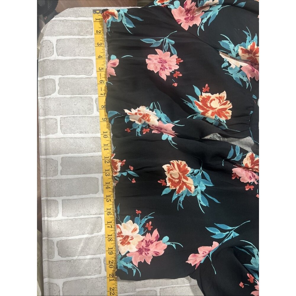 Torrid Black Floral Midi Dress - Picture 14 of 14